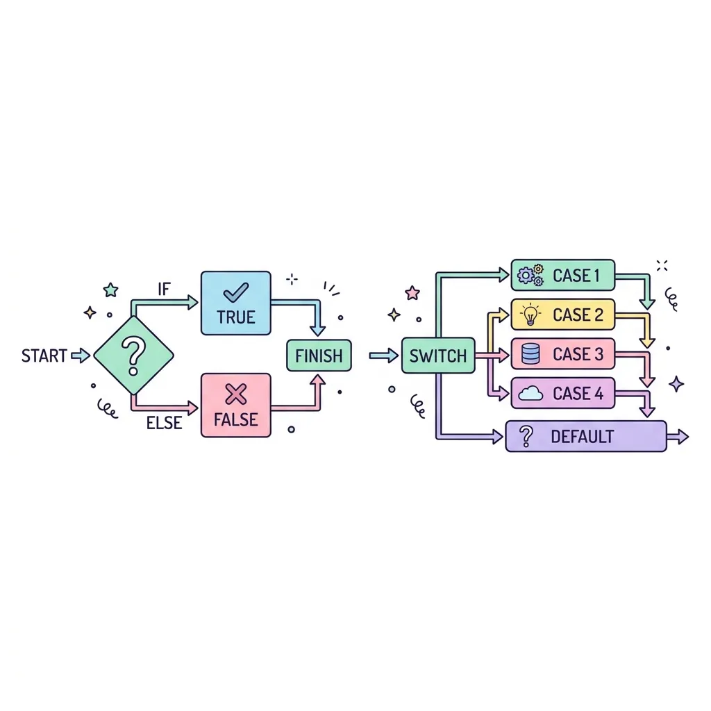 PHP Conditionals Flowchart