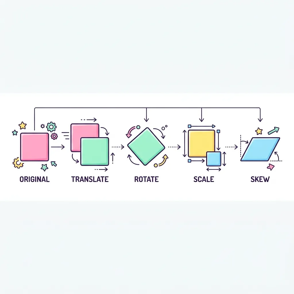 CSS Transform Properties Concept