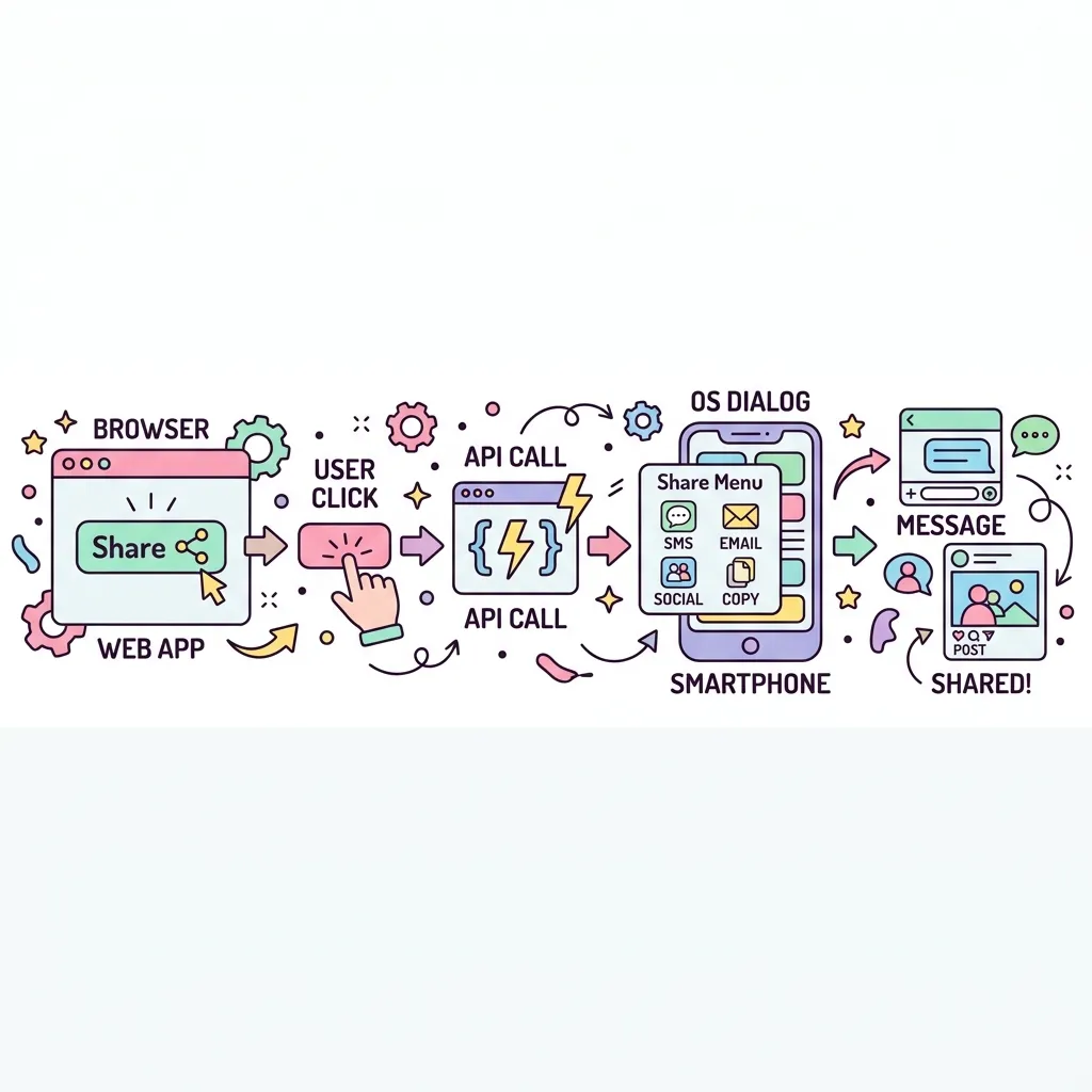 Web Share API Concept