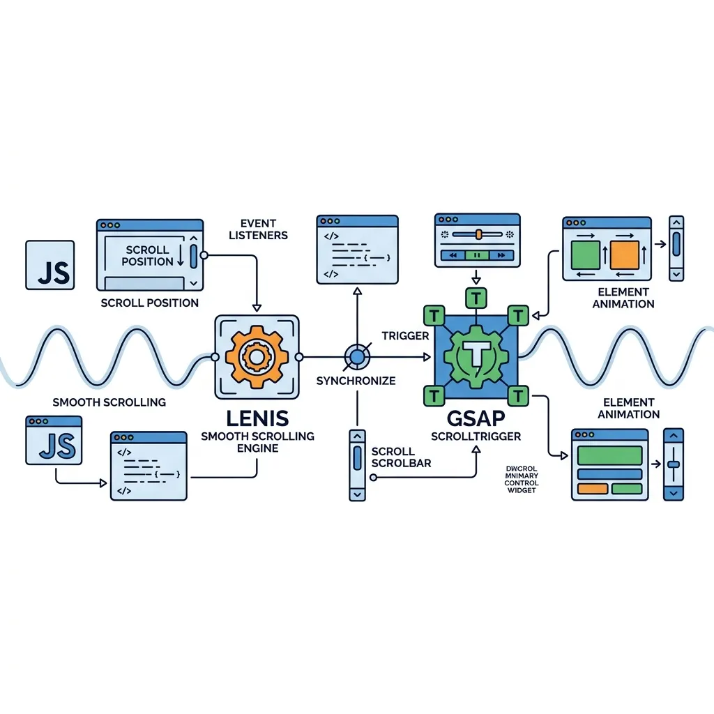 Lenis GSAP Sync Concept