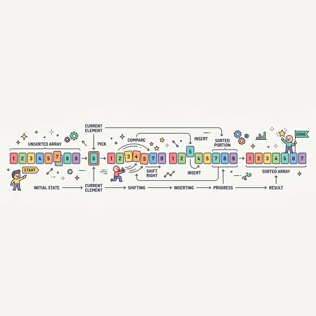 Insertion Sort Concept Metaphor