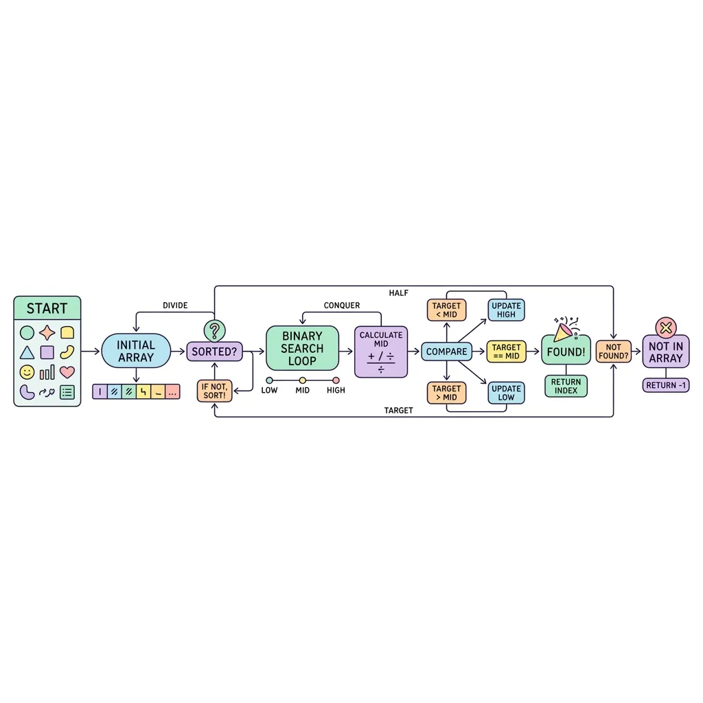 Binary Search Concept Metaphor