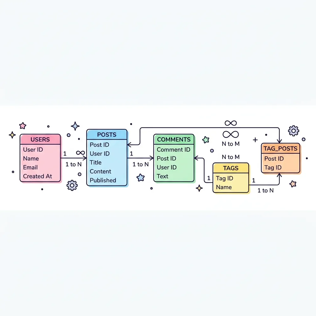 JPA Relationships Diagram